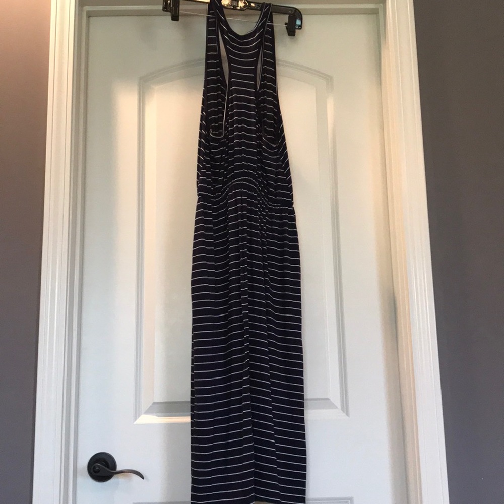 Blue and White Summer Dress